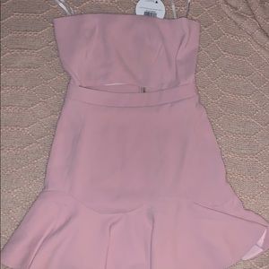 White fox “just my type” mini dress